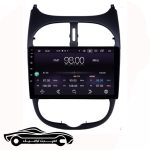 مانیتور اندروید 9 اینچ پژو 206 برند اینفینیتی پرو